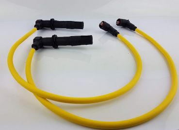 2 pcs.  Ingnition Wires for BMW - 4V - made by tills.de - Yellow - BMW R1100, R850, R1150 , Zündkabel, ignition cable set comp BMW 12121342179